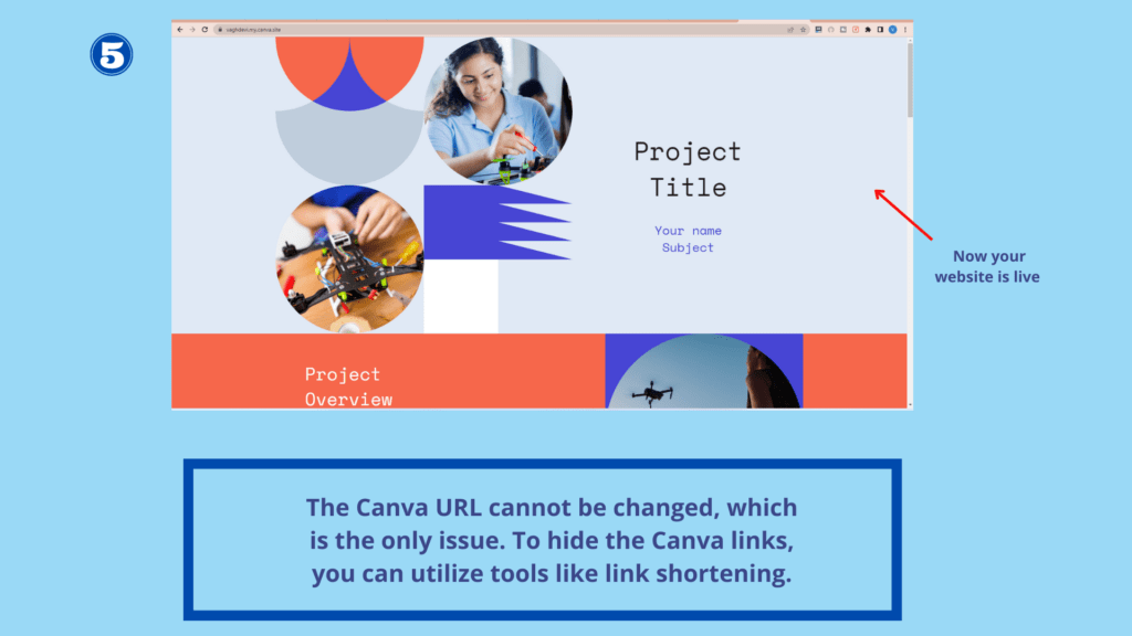 create a website in canva for free