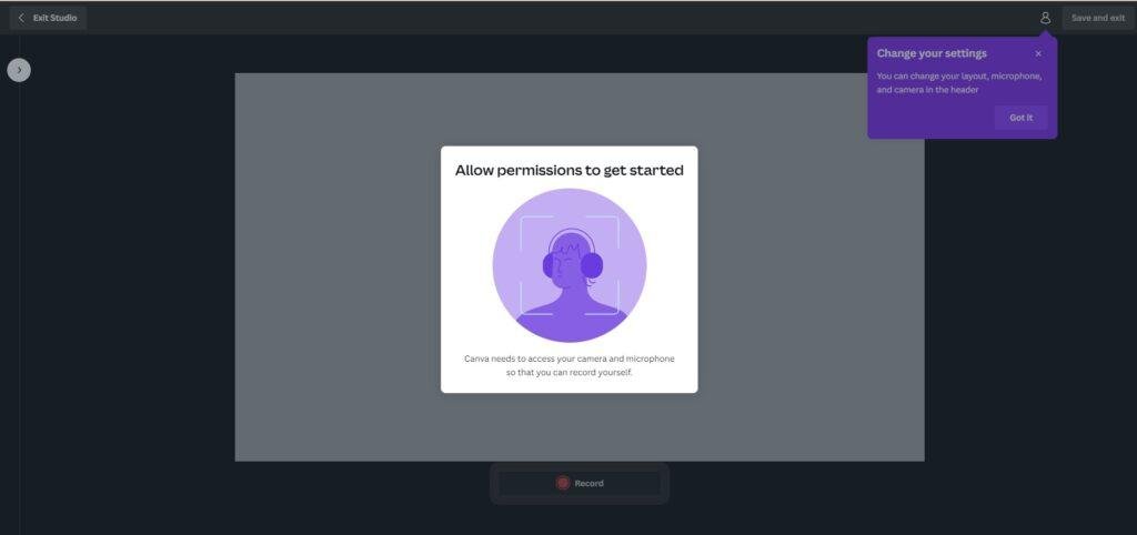 RECORD your Pc SCREEN with Canva [FREE]