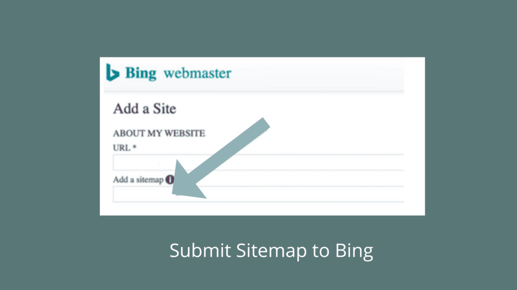 Add your website sitemap in Bing Webmaster tools