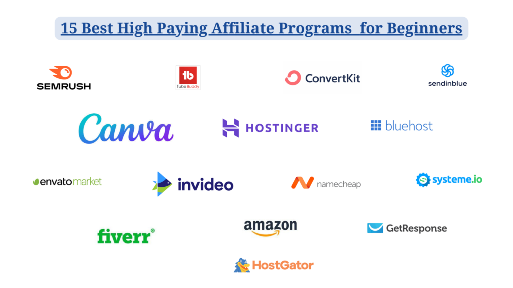 15 best high paying affiliate programs